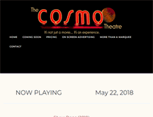 Tablet Screenshot of cosmomovies.com